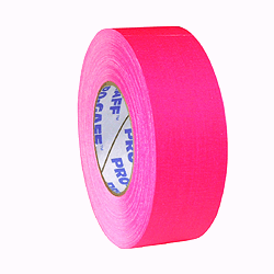 Pro Gaff Fluorescent Pink Gaffers Tape 2 x 50 Yard Roll